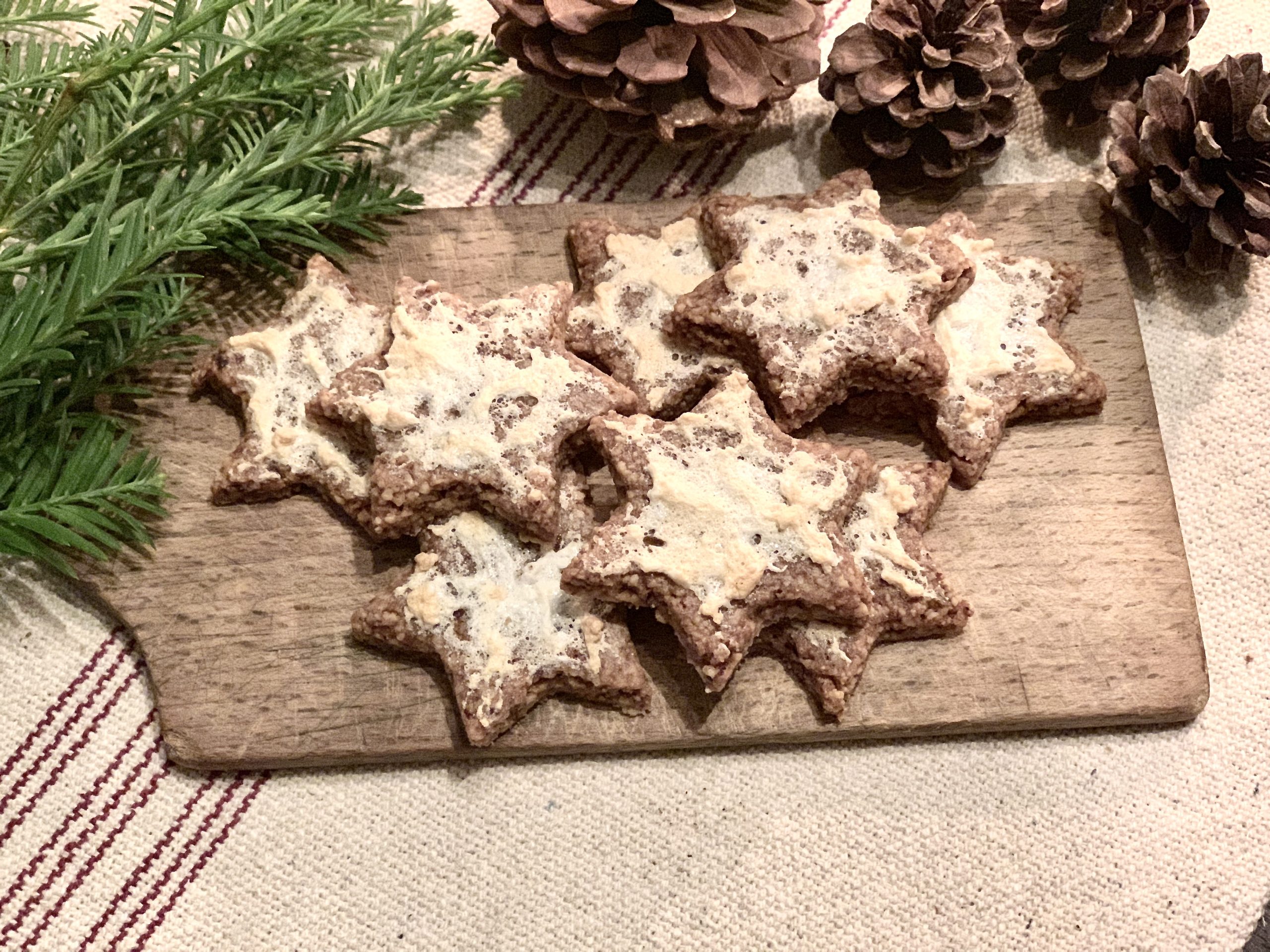 Healthy Classic Cinnamon Star Cookies