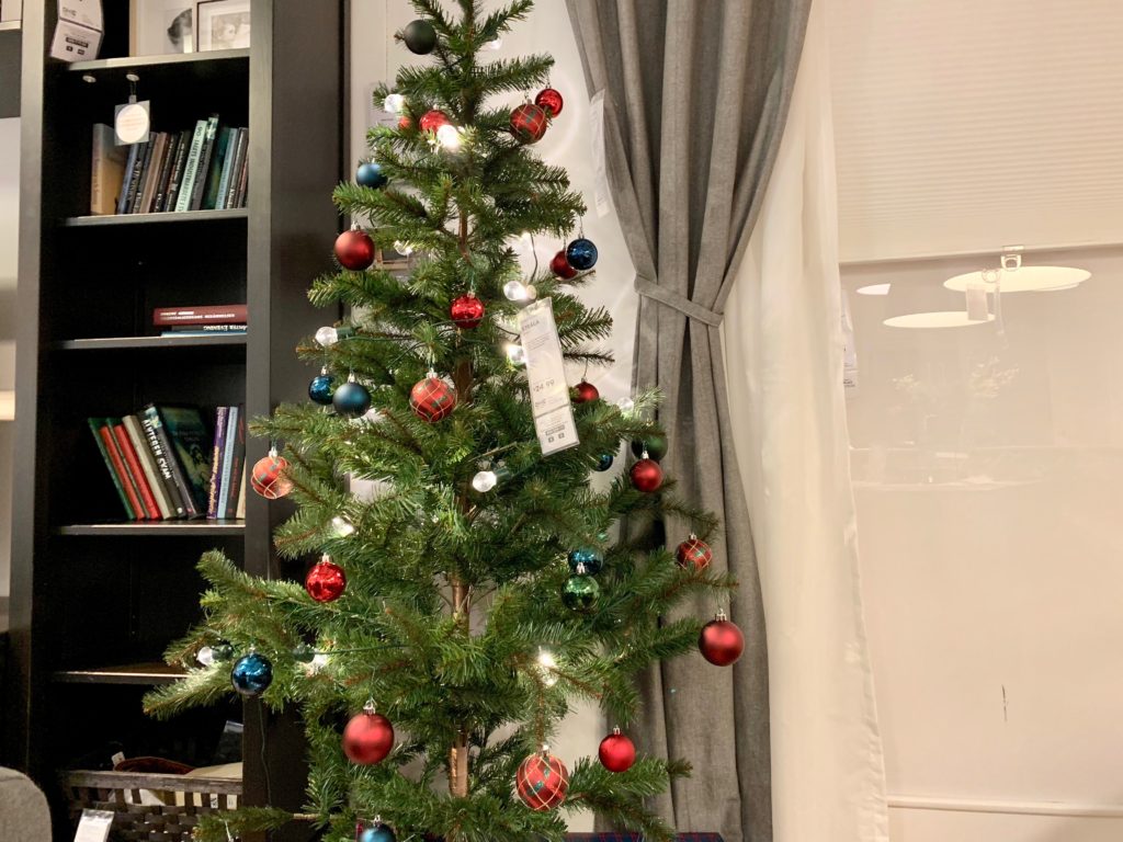 Christmas tree with ornaments