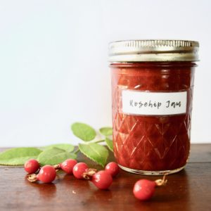 homemade rosehip jam