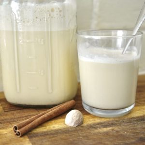 homemade eggnog