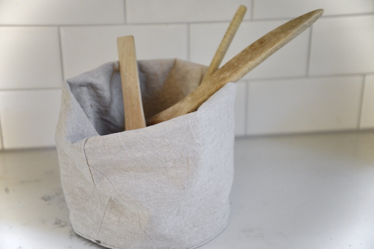 How to Sew a Linen Fabric Basket