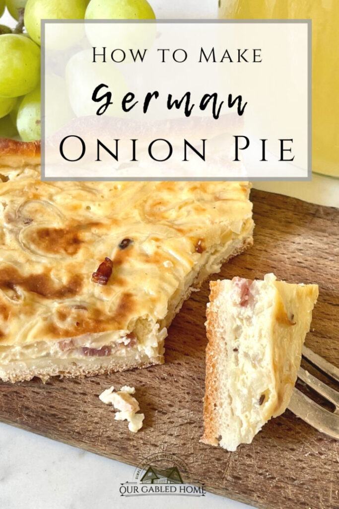 How to make German Onion Pie