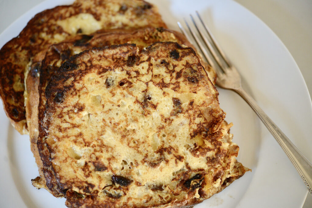 French Toast of Panettone