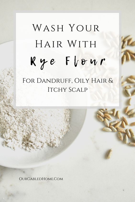 How to Wash your Hair with Rye Flour - and Why