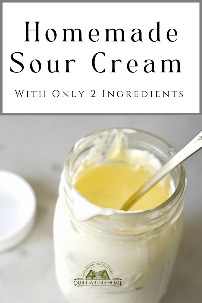 How to Make Sour Cream with Only 2 Ingredients