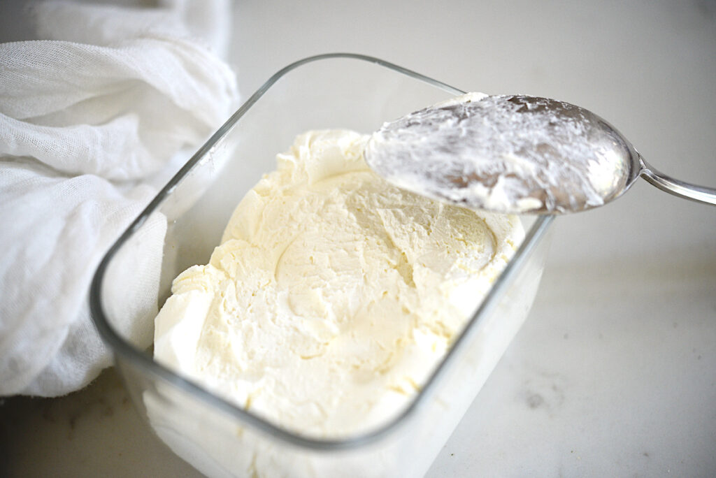 cream cheese from only one ingredient