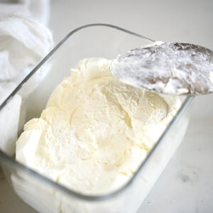 cream cheese from only one ingredient