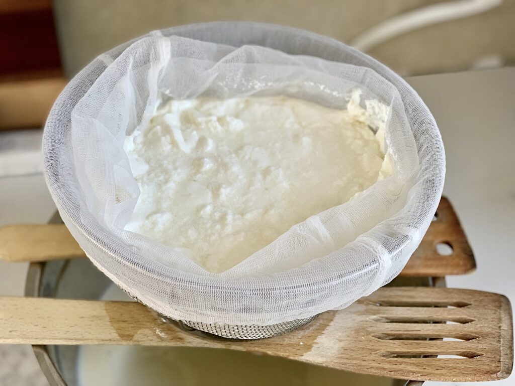 making cream cheese