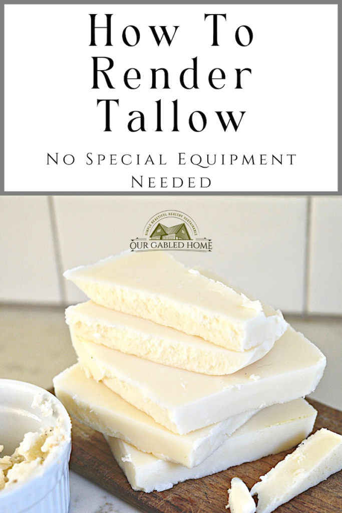 How to Render Tallow - No Special Equipment Needed
