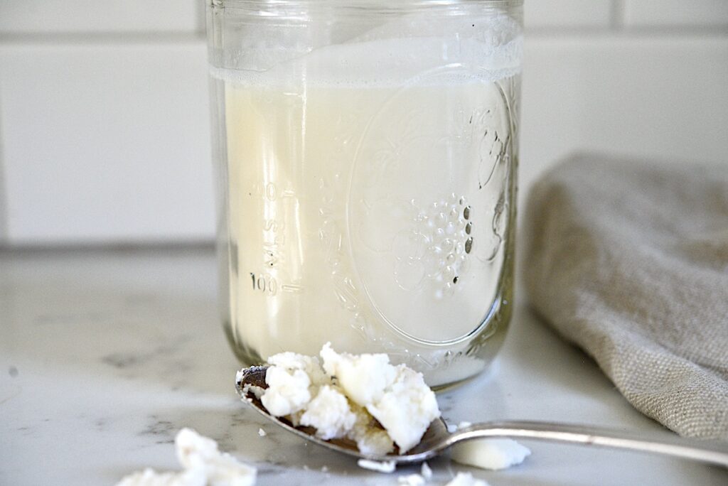 beef tallow in mason jar