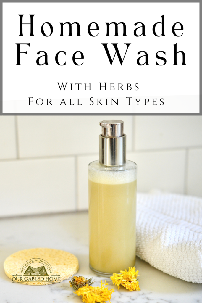 Homemade All-Natural Face Wash