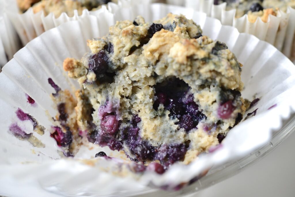 gluten-free blueberry muffin