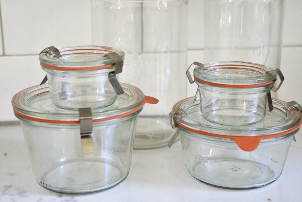 various canning jars