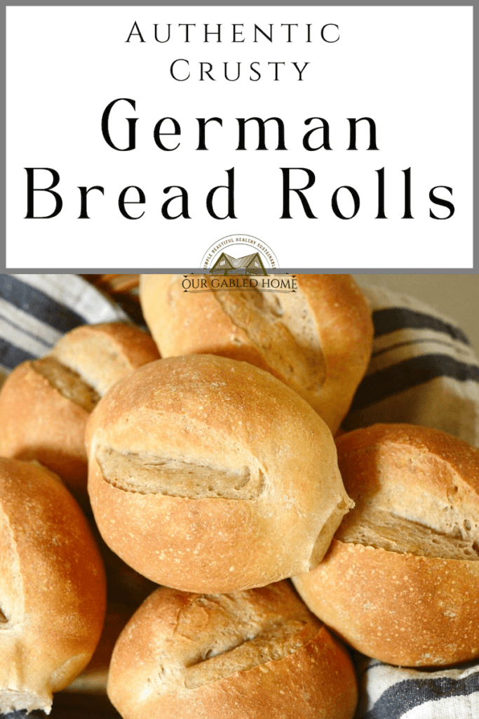 How to make crusty German bread rolls | Brötchen