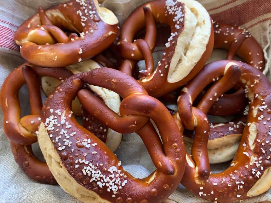 authentic German pretzels 