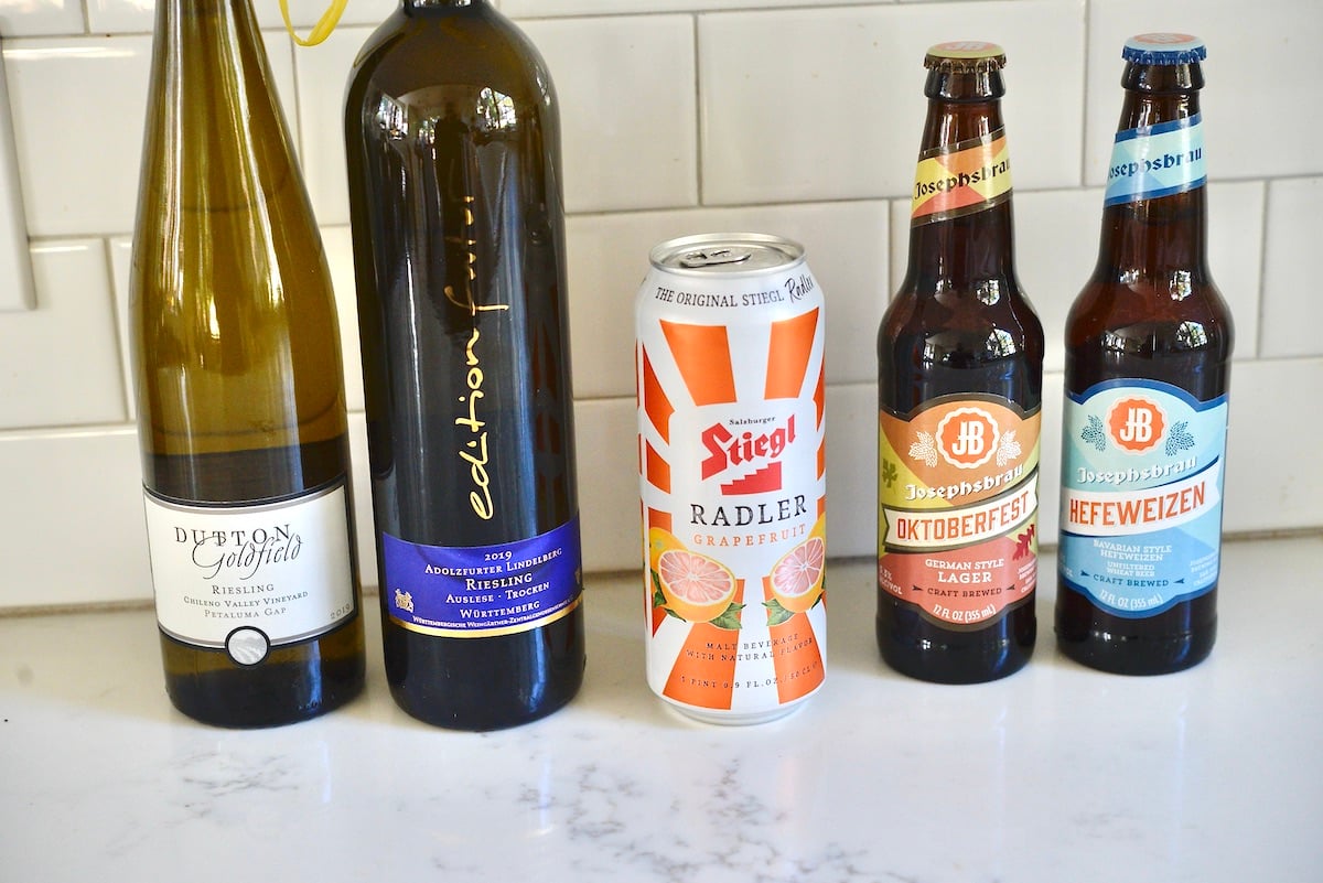Oktoberfest beer, wine, and drinks