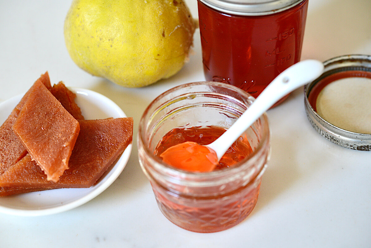 quince and quince jelly