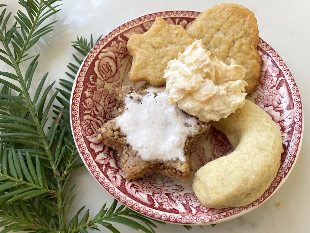 homemade cookies on plate