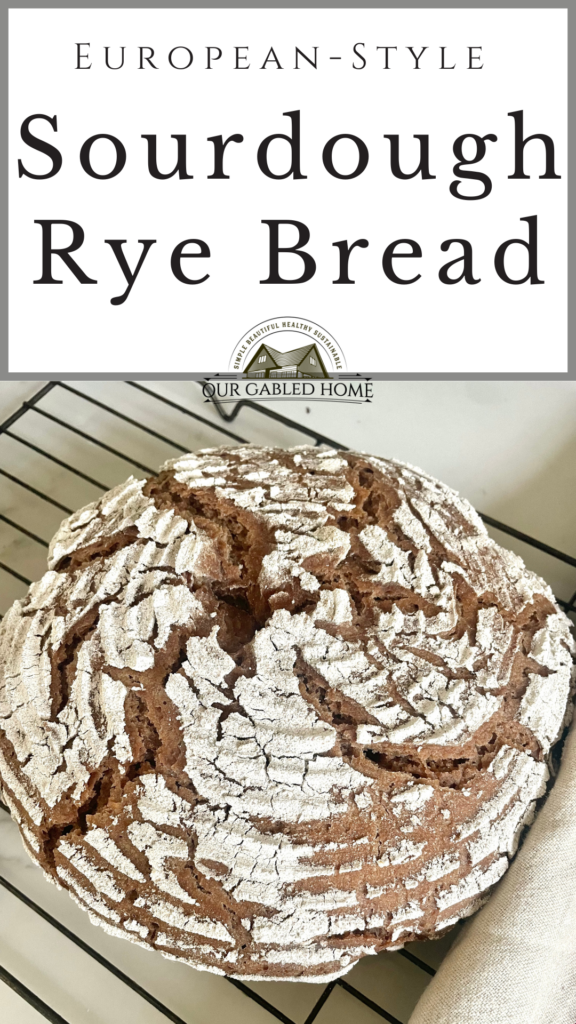 German Sourdough Bread Recipe (With Rye) - dirndl kitchen