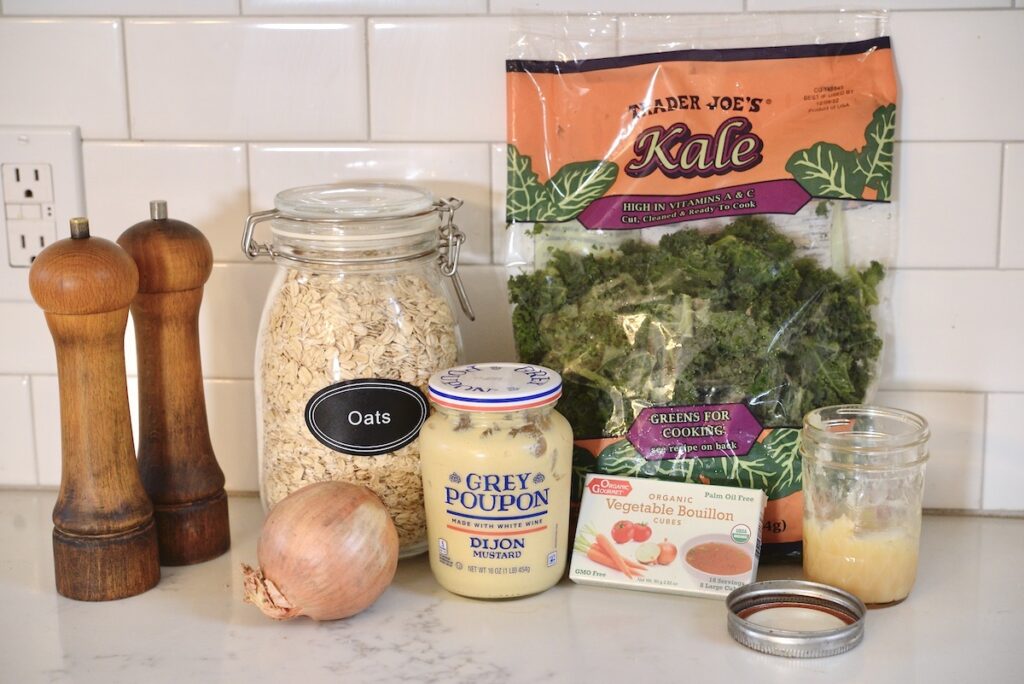 ingredients for braised kale