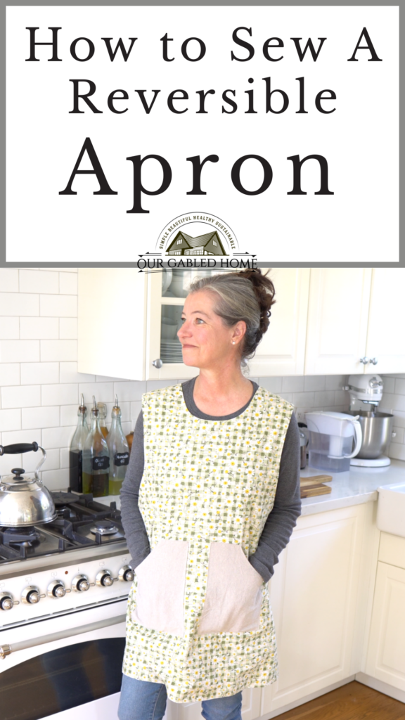 How to Sew A Reversible Apron