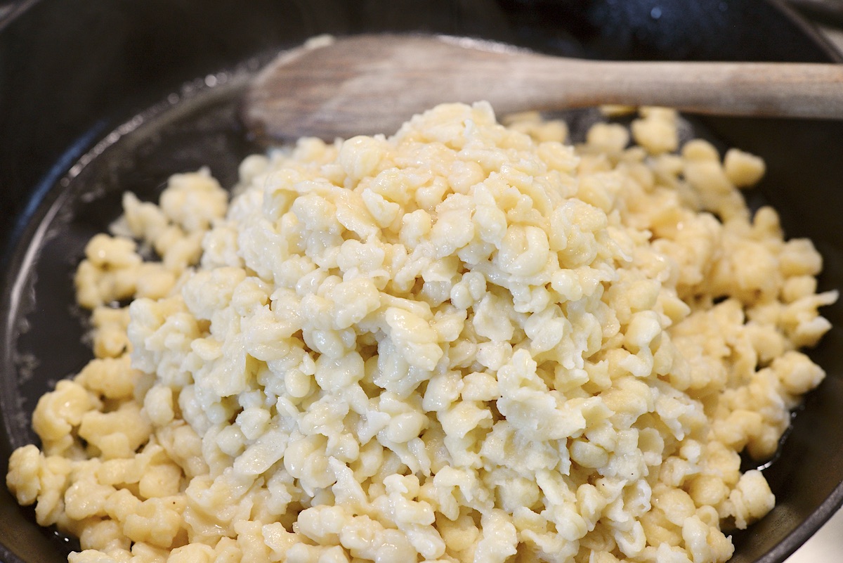 Homemade German Egg Noodles Spaetzle Our Gabled Home