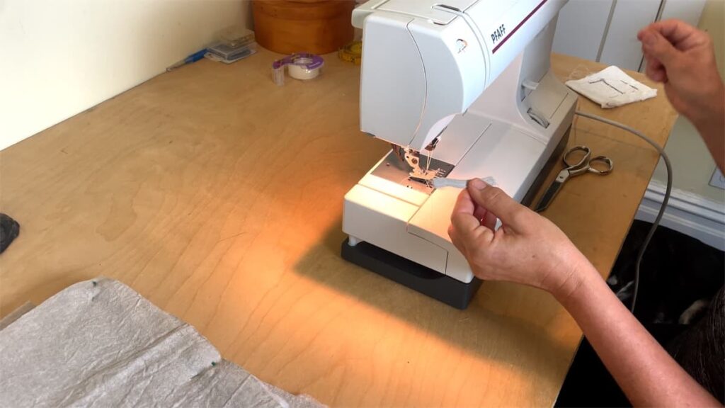 sewing the loop handle