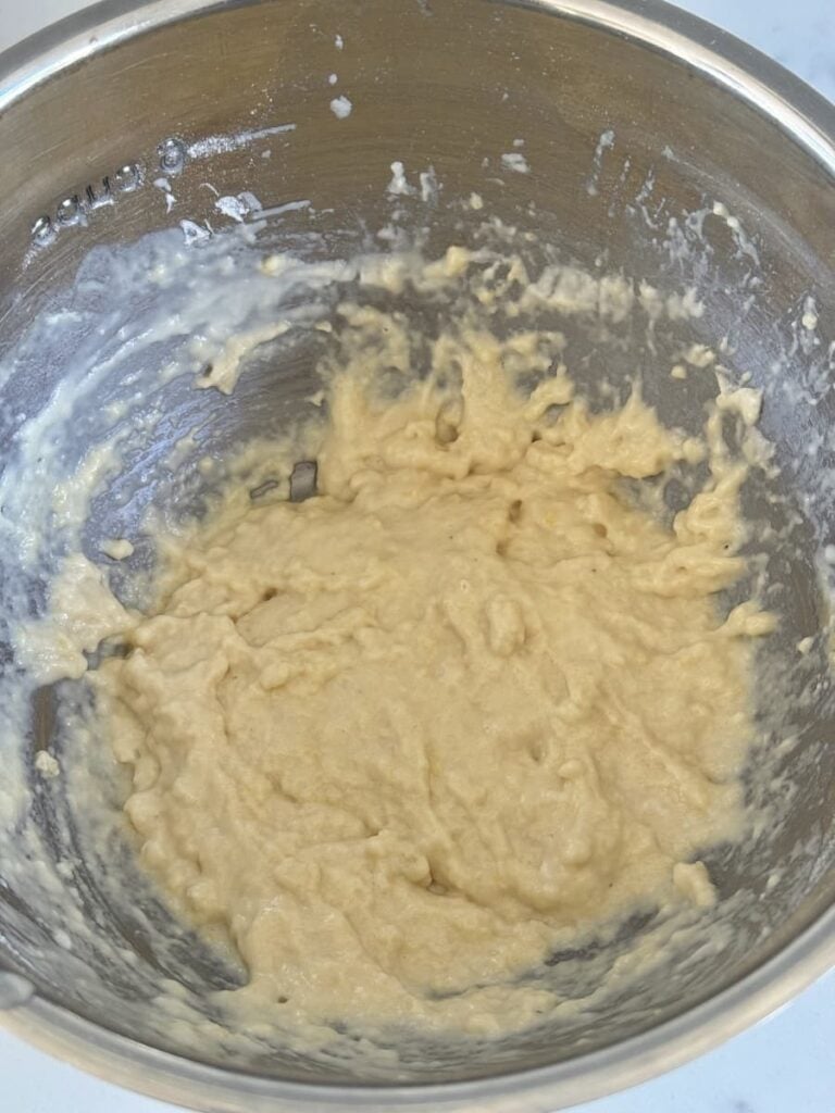batter in mixinb bowl