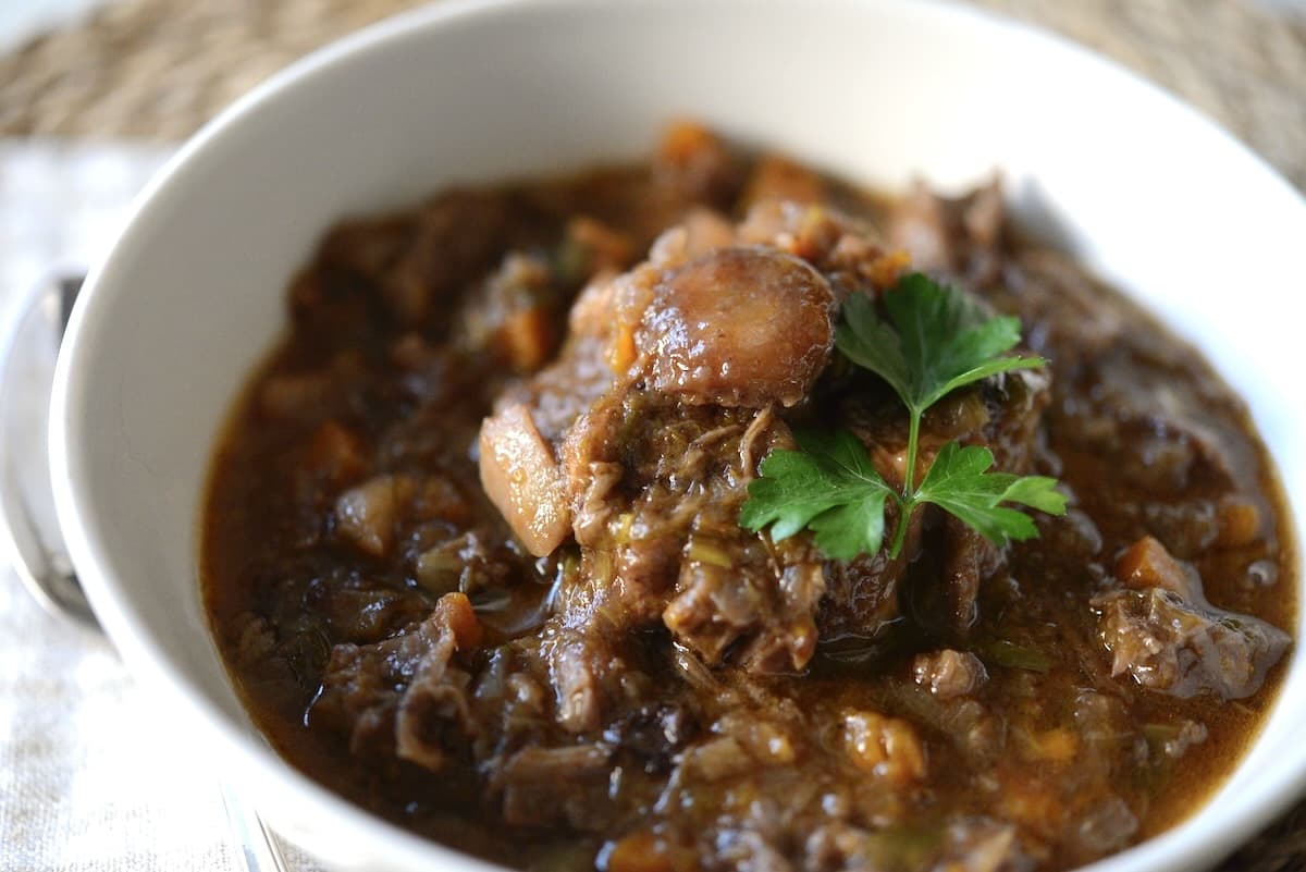 German Oxtail Soup | Ochsenschwanzsuppe