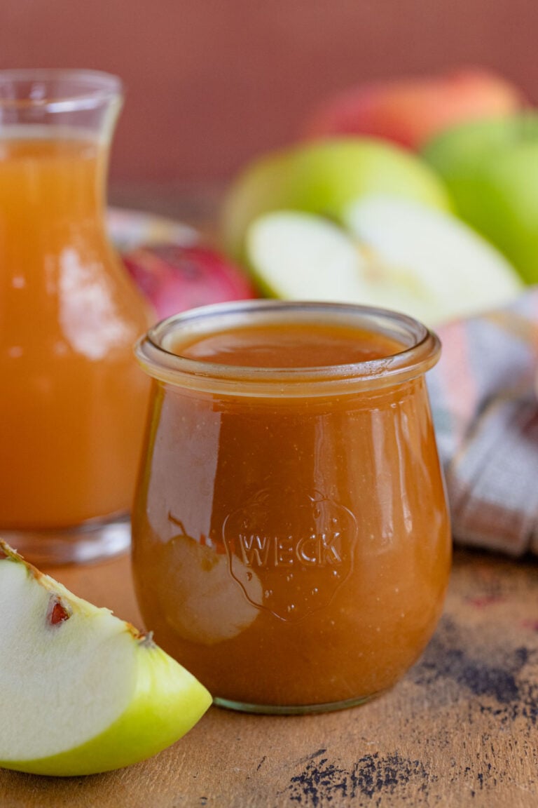 Apple cider caramel sauce