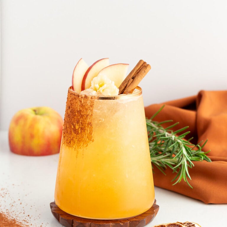 Apple cider mocktail